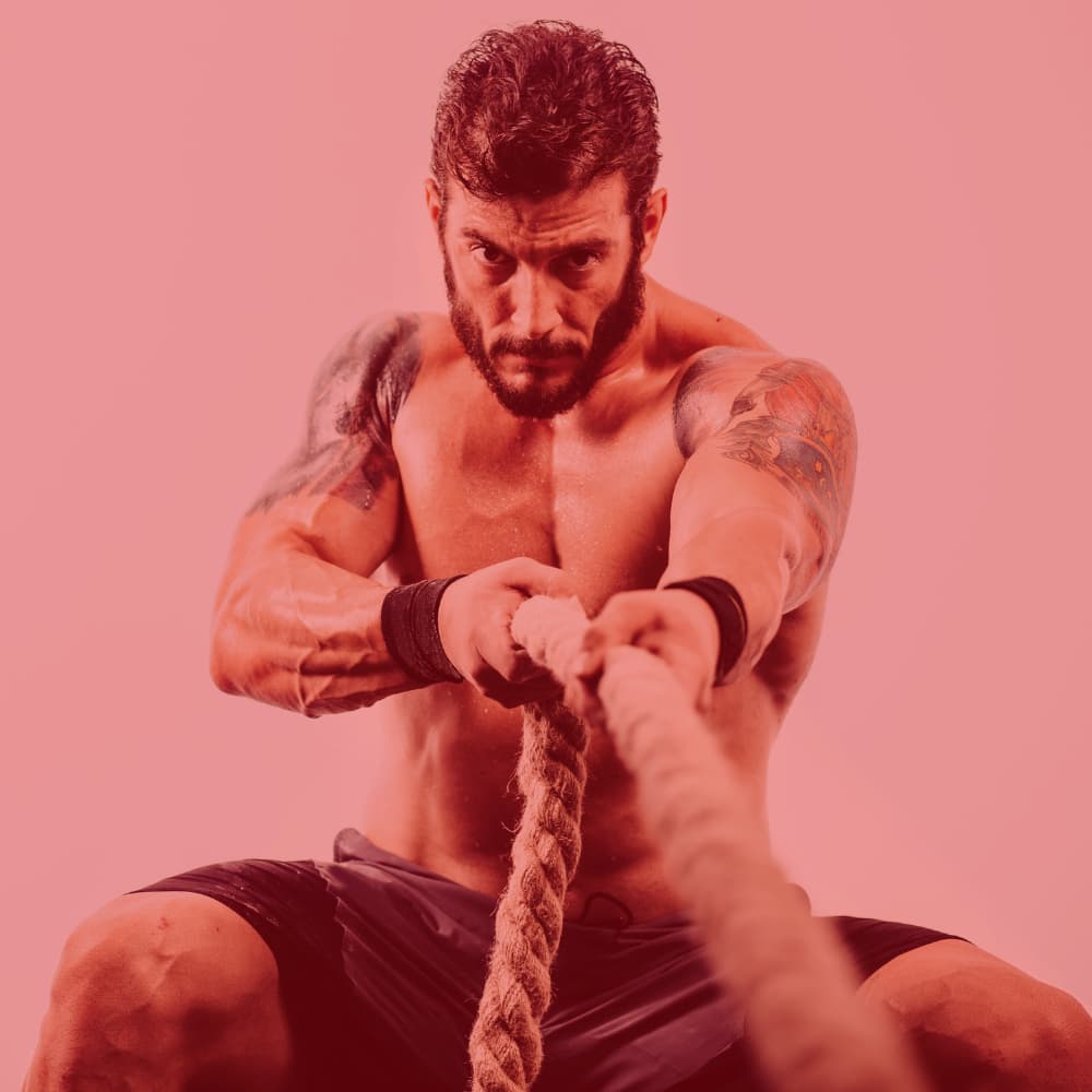 mobility tools - man battle ropes workout post workout athlete sore muscles mobility muscle recovery